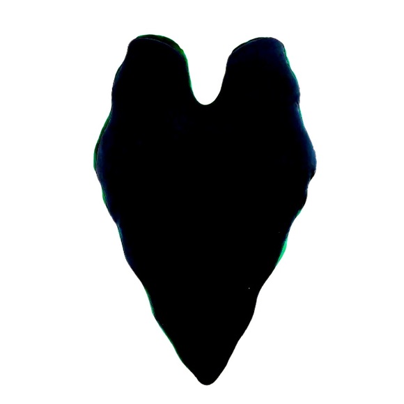 Green Philosophy Co. | Alocasia Frydek Plush Pillow | Obsidian | NWOT - Picture 3 of 4